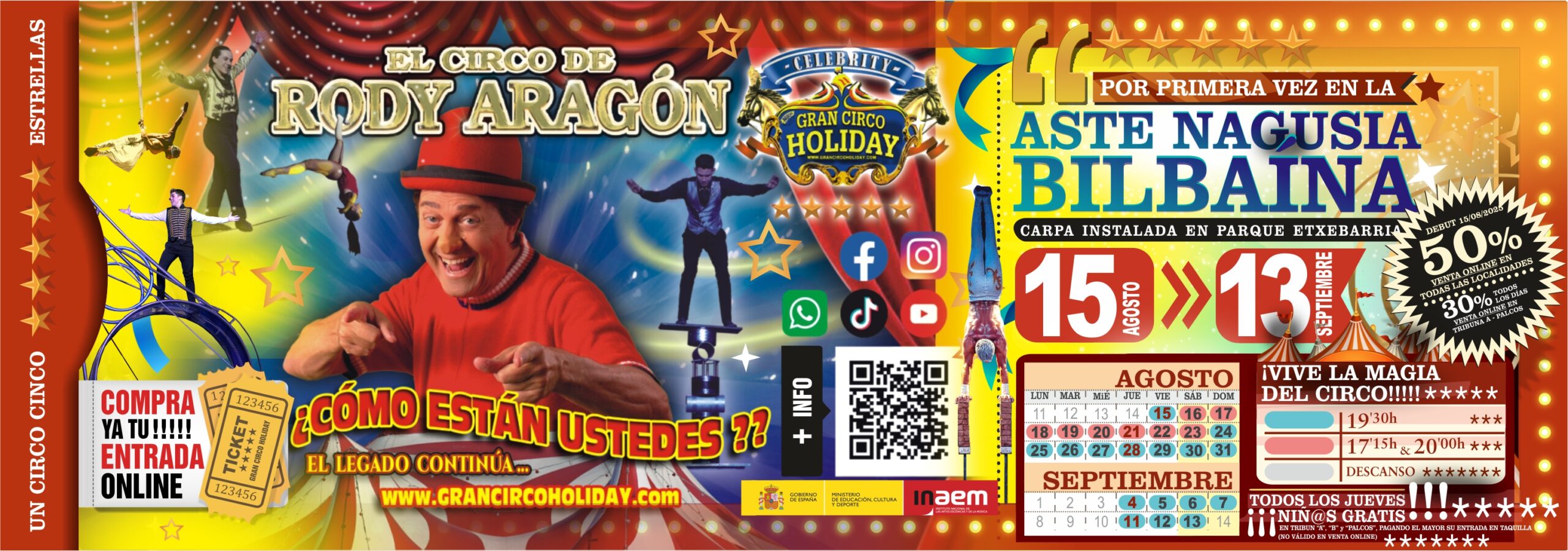 Gran Circo Holiday – Bilbao (Parque Etxebarria)